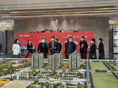 季朝副調研員督導調研高新區房地產企業復工復產和“三送一強”活動開展情況